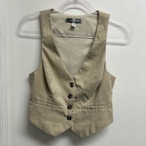 Urban Outfitters Women’s Tan Four Button Vest